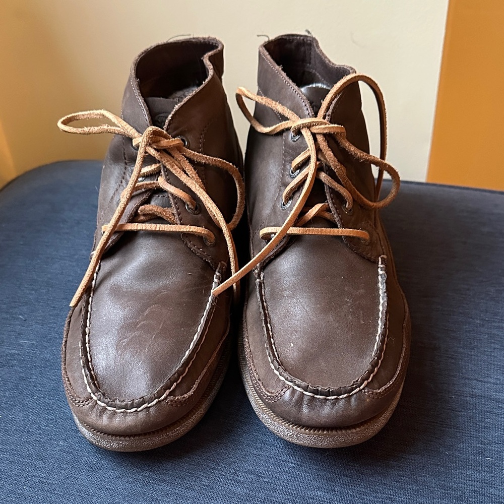 Sperry Brown Leather Chukka Boots for Men